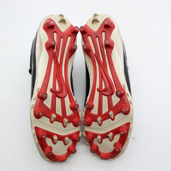 Nike Air Jordan 11 XI Men's Size 10.5 Retro Football Cleat Bred 2018 AO1561-010 - Picture 6 of 15